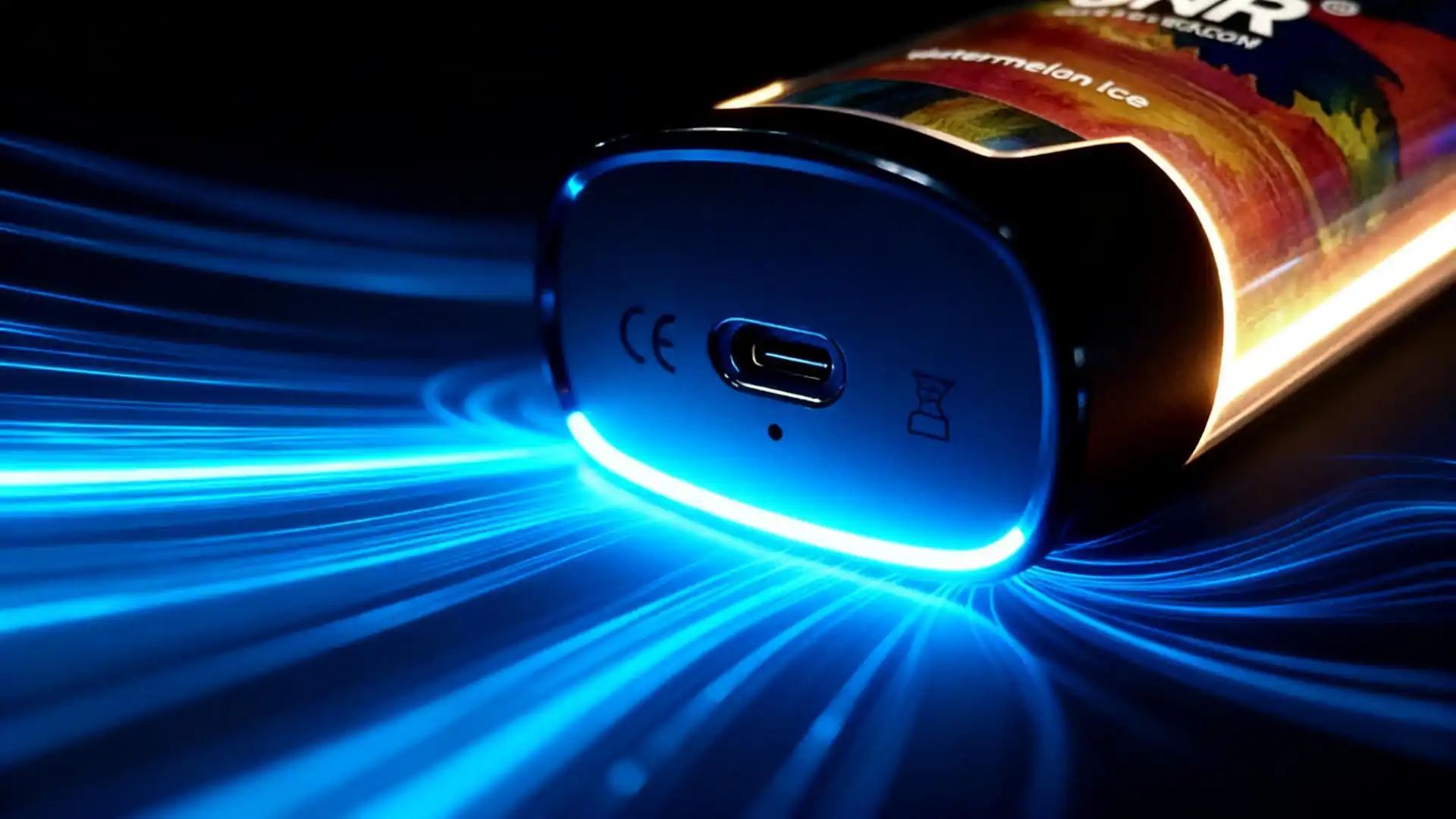 JNR Vape USB-C Schnellladeanschluss und Airflow-Control Original